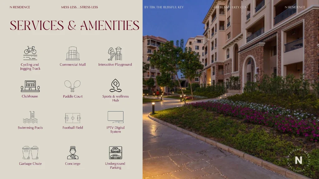 كمبوند ان ريزيدنس التجمع الخامس تبارك للتطوير العقاري – N Residence New Cairo Compound