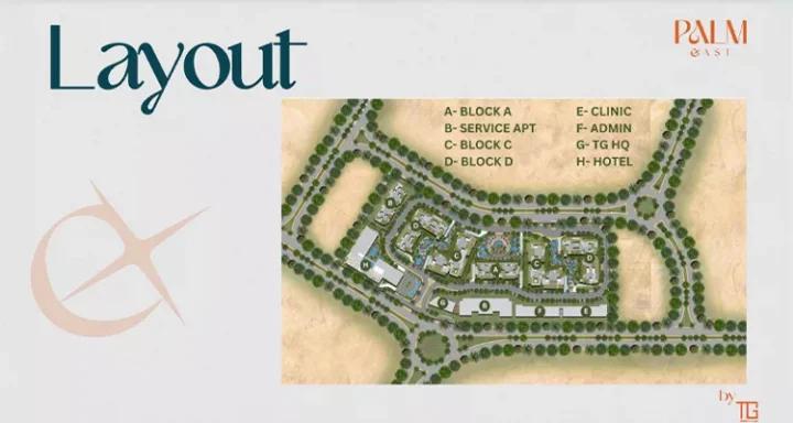 احجز شقتك في كمبوند بالم ايست التجمع الخامس بمقدم 10% فقط