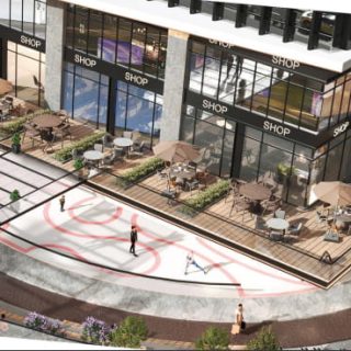 عيادة رائعة 60 م للبيع في موقع مميز جدا داخل مول شادو بيزنس بارك