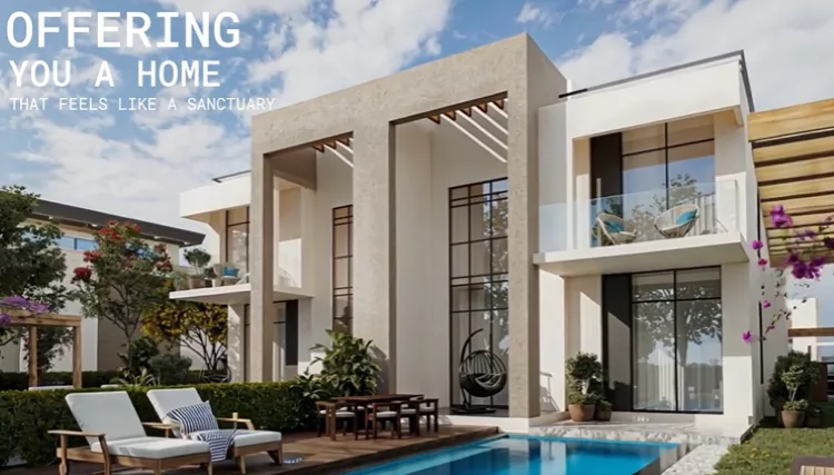 فيلا الأحلام في زايد الجديدة بكمبوند فالي فيو بمساحة 550 متراً