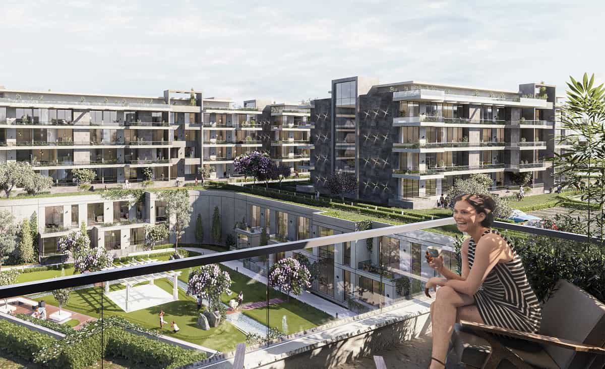 شقة للبيع في كمبوند كيت ريزيدنس 260 متراً