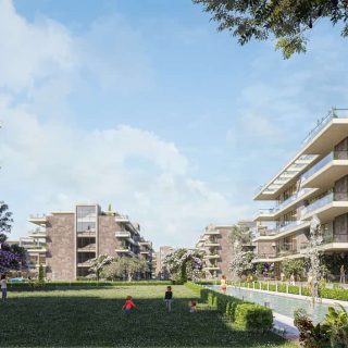 شقة للبيع في كمبوند كيت ريزيدنس 260 متراً