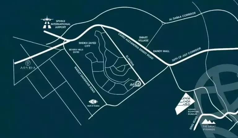 For sale in installments a townhouse of 500 meters in Advida Compound