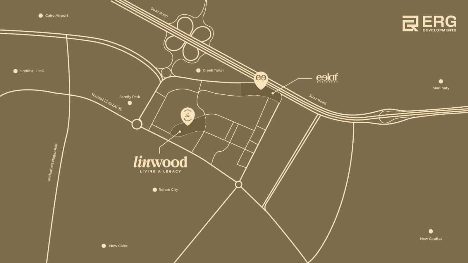 فيلل للبيع في كمبوند لين وود التجمع الخامس بتسهيلات في السداد ومقدم 10% فقط