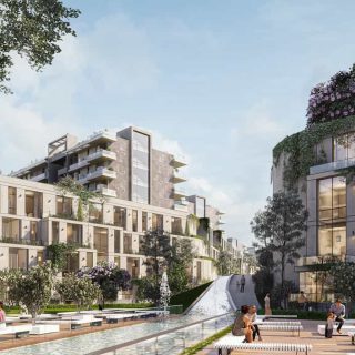 شقة للبيع في كمبوند كيت ريزيدنس 260 متراً