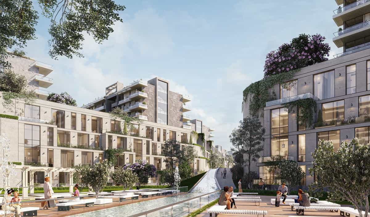 شقة للبيع في كمبوند كيت ريزيدنس 260 متراً