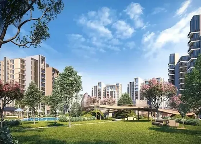 شقة بفيو مميز في كمبوند جادي ريزيدنس كونكريت للتطوير العقاري بسعر لقطة جدا