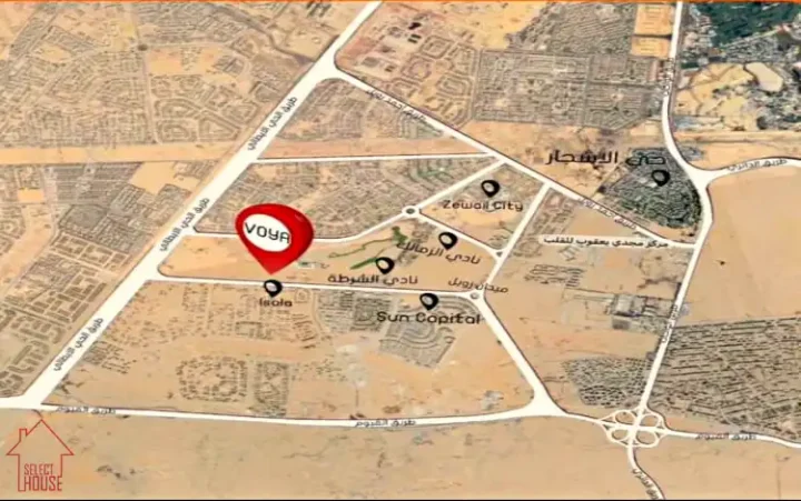 شقق بمساحة 74 متر للحجز في كمبوند فويا 6 أكتوبر