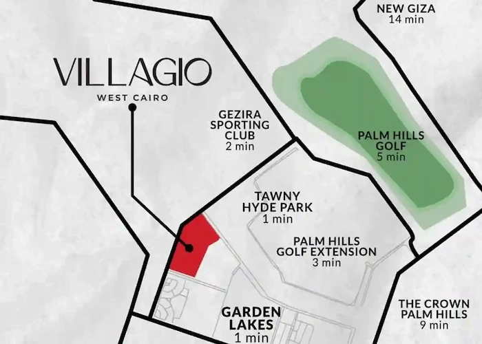 وحدات سكنية تشطيب كامل في كمبوند فيلاجيو احجز الان