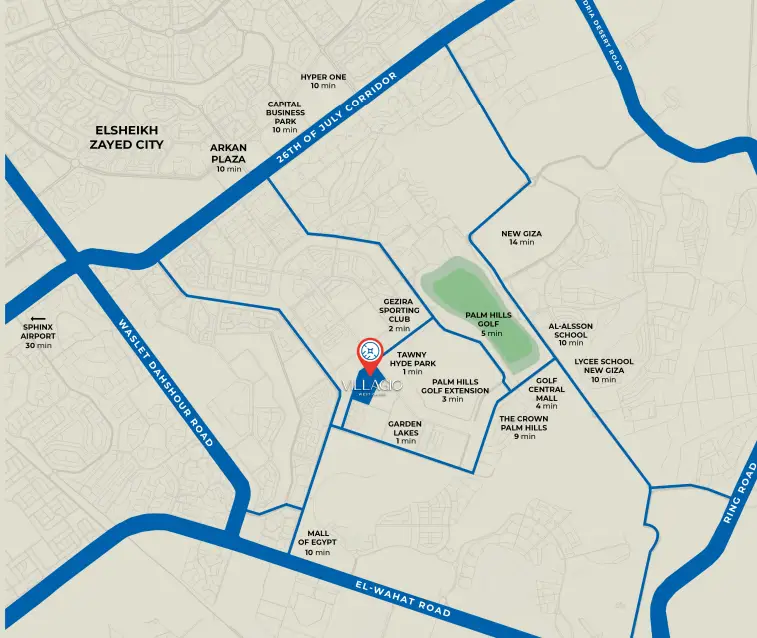 أرقي الوحدت السكنية في كمبوند فيلاجيو اكتوبر بمقدم 5% فقط اشتري الان