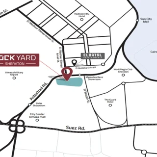 امتلك شقة بالموقع الاكثر تميزا على الاطلاق بالشيراتون في كمبوند روك يارد