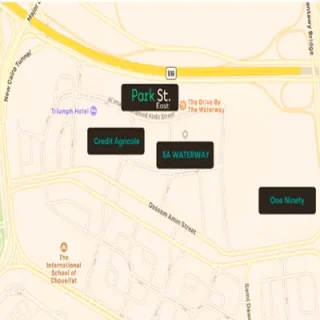 عقارات إدارية للبيع في مول بارك ستريت ايست 280متراً