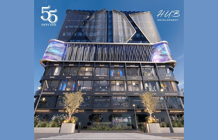 مول فيفتي فايف العاصمة الإدارية الجديدة HUB للتطوير العقاري – Fifty Five Mall New Capital