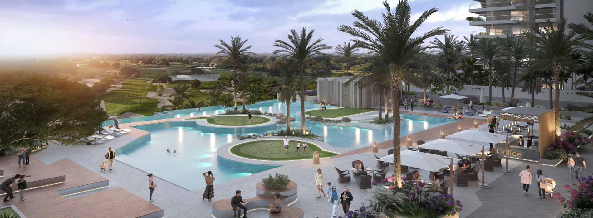 ابراج غولف غرينز – Golf Greens Tower Damac Hills